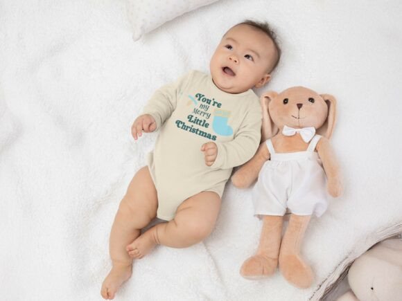 Christmas Baby Graphics for Crafts Branding