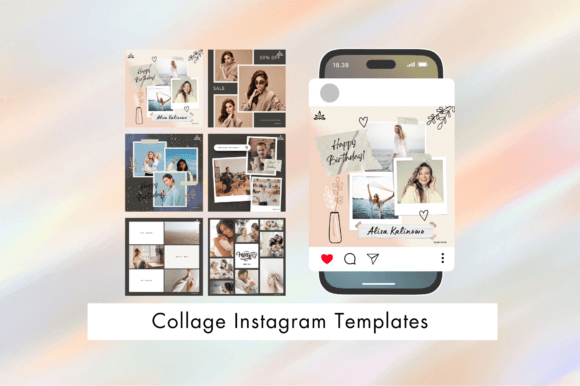 Collage Instagram Templates: Graphics & Freebies