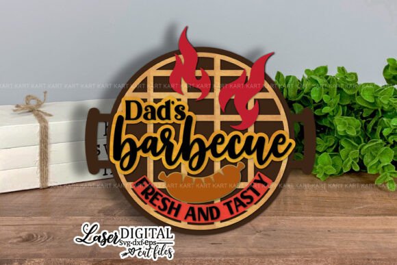 Dad's BBQ SVG: Graphics for Crafts