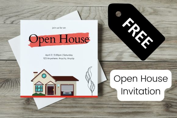 Free Open House Invitation Graphics for Freebies