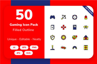 Gaming Filled Outline: Graphics & Icons Review