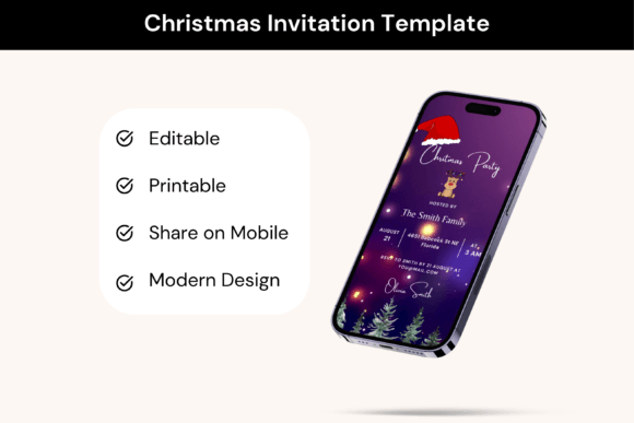 Graphics for Christmas Amp: Party Invite