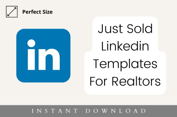 Graphics Review: Just Sold Linkedin Post Templates