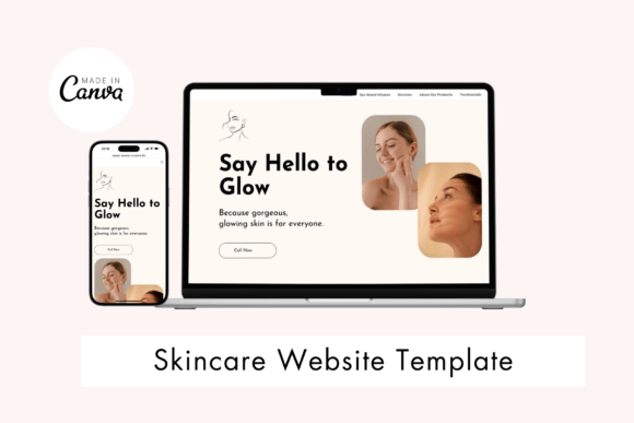 Modern Skincare Site Templates: Graphics Review
