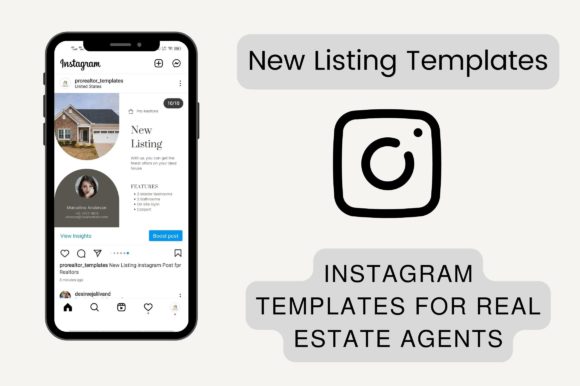 New Listing Instagram Templates: Graphics Review