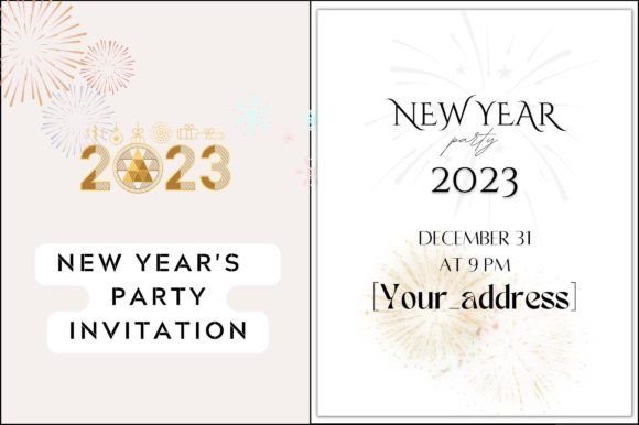 New Year Eve Party Card Free Graphics & Freebies