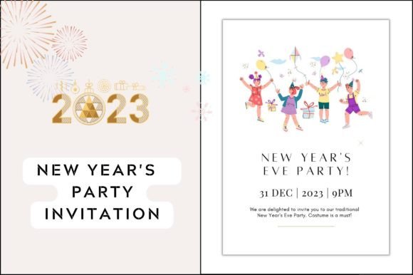 New Year s Party Invitation Graphics Freebies Review