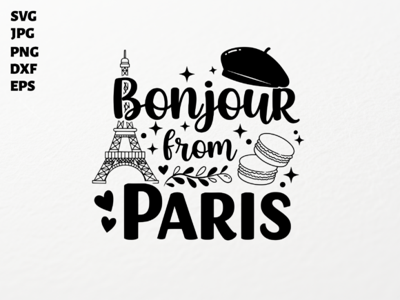Paris SVG for Crafts & Graphics