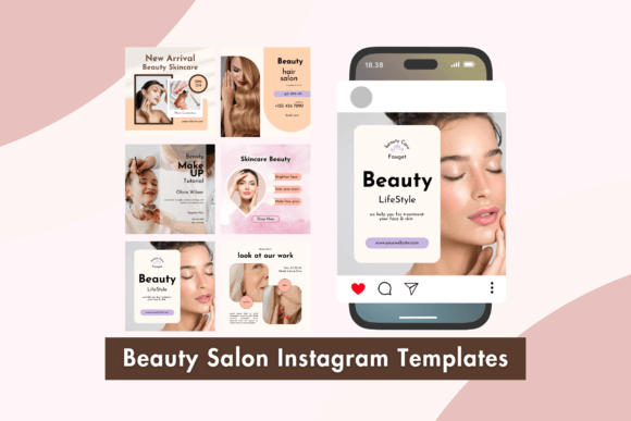 Salon Instagram Templates: Graphics & Freebies Review