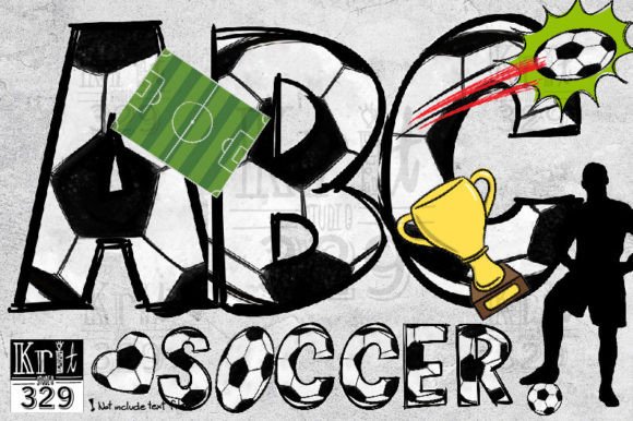 Soccer Ball Alphabet: Graphics for Crafts