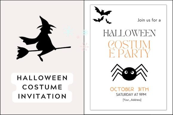 Spooky Costume Party Graphics & Templates