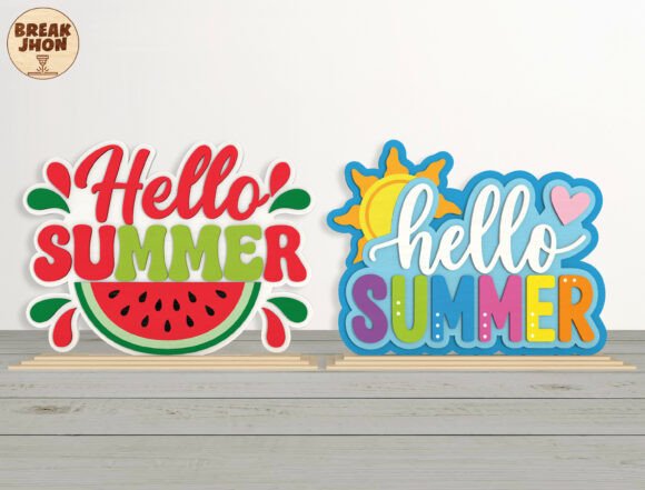 Summer Laser Cutting: Hello Summer SVG Bundle